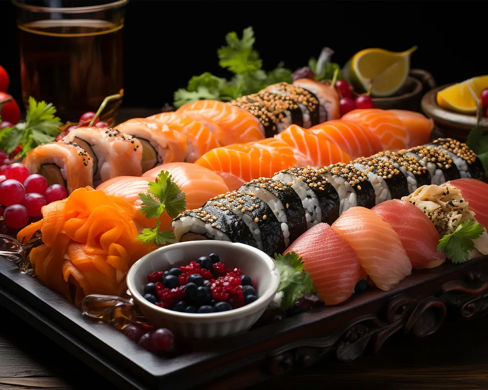 Sabor Japonés: Delicias Frescas de Sushi