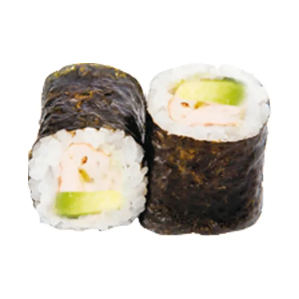 Maki gambas aguacate