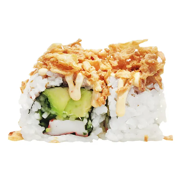 Crunch surimi roll