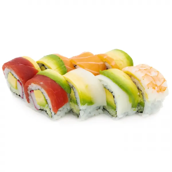 Arcoiris uramaki