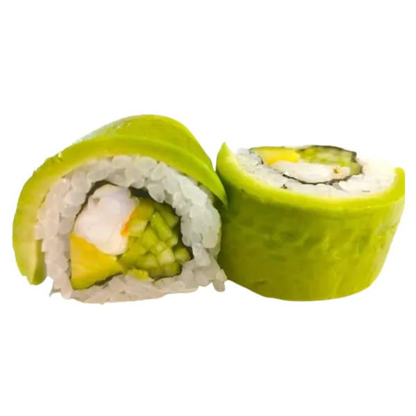 Doble aguacate uramaki