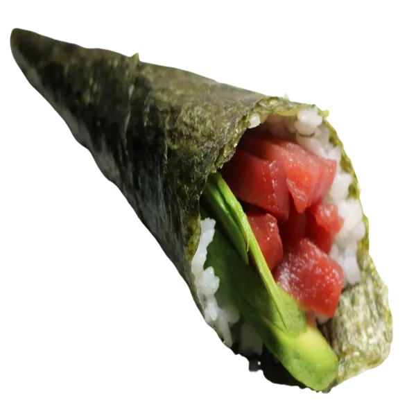 Temaki atún aguacate