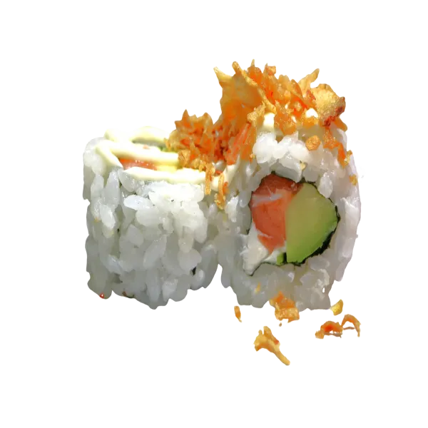 Crunch salmón roll