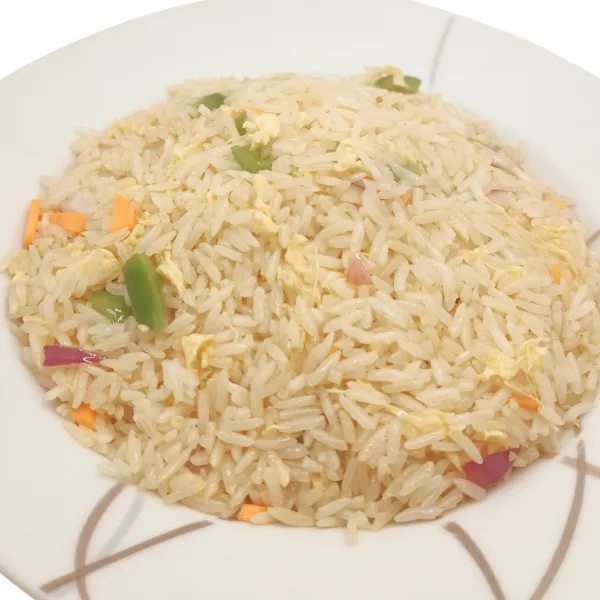 Arroz teppanyaki con verdura