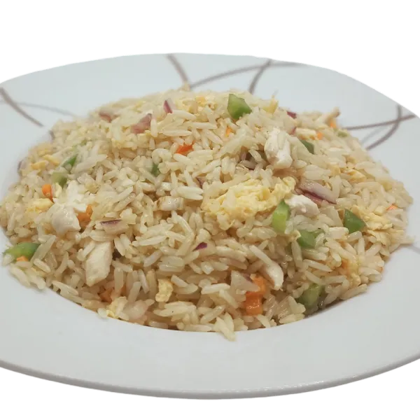 Arroz teppanyaki con pollo