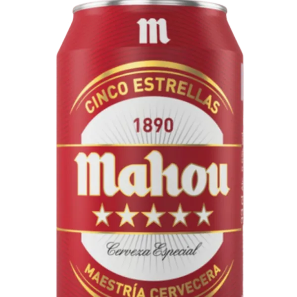 Cerveza mahou LATA